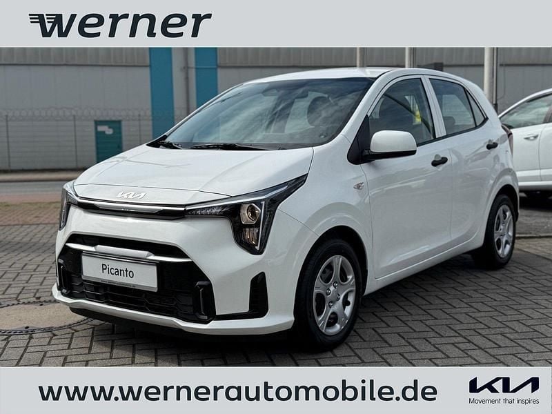 Schneeweiss Gebraucht 2025 Kia Picanto Edition 7 Kleinwagen | 14.880 € (Guter Preis) - Bild 1/4
