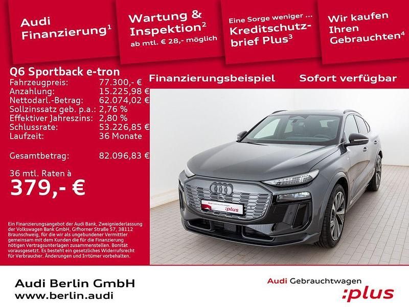 Gebraucht Audi Q6 Sportback e-tron Performance 225 kW (306 PS) 2025 Daytonagrau perleffekt SUV