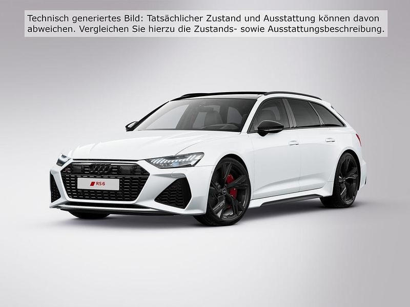 Gletscherweiß metallic Gebraucht 2025 Audi RS6 Performance Kombi | 129.940 € (Etwas zu teuer) - Bild 1/4