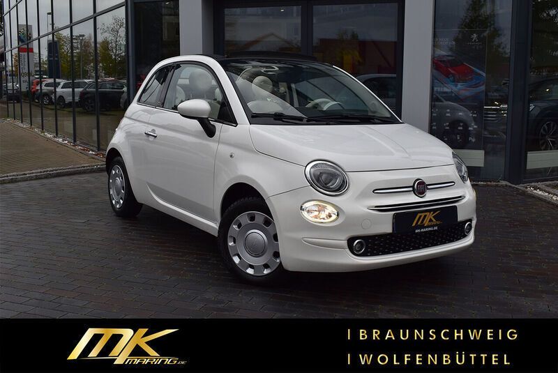 Gelato weiss Gebraucht 2015 Fiat 500C Lounge Cabrio | 9.990 € (Fairer Preis) - Bild 1/4