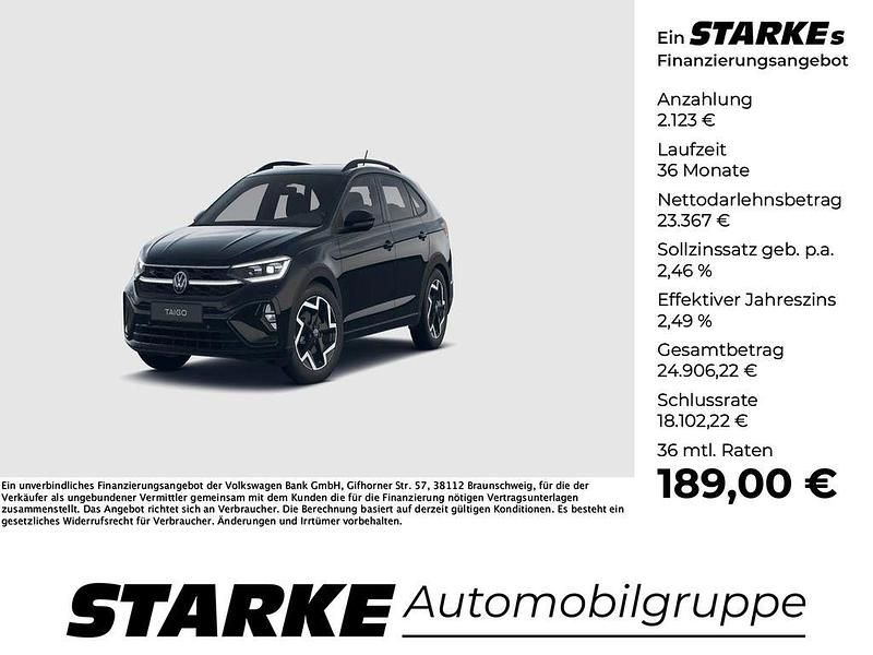 Schwarz Gebraucht 2025 VW Taigo R-line SUV | 25.490 € (Etwas zu teuer) - Bild 1/4