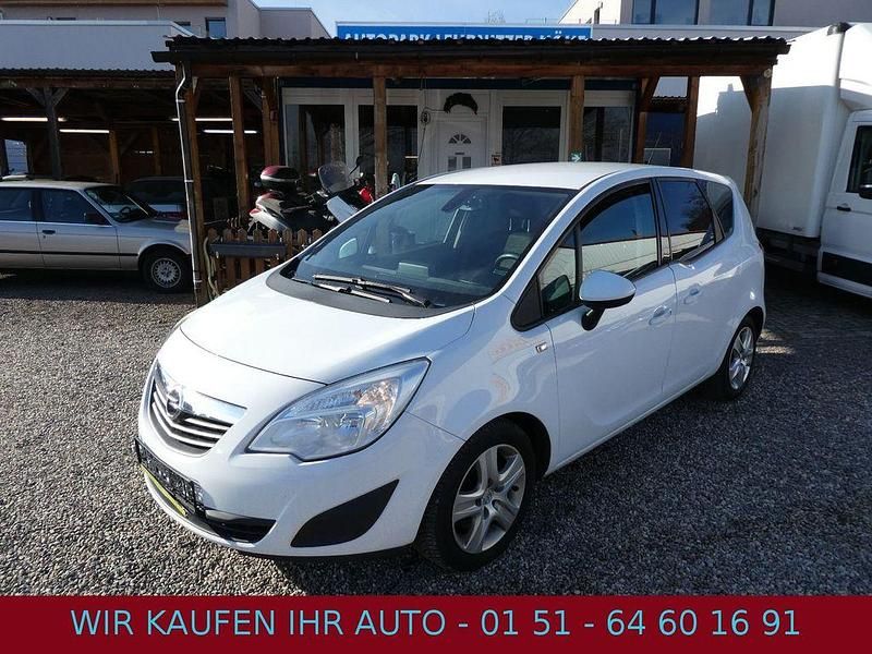 Gebraucht Opel Meriva Edition 110 PS (80 kW) 2010 Weiß Van / Kleinbus