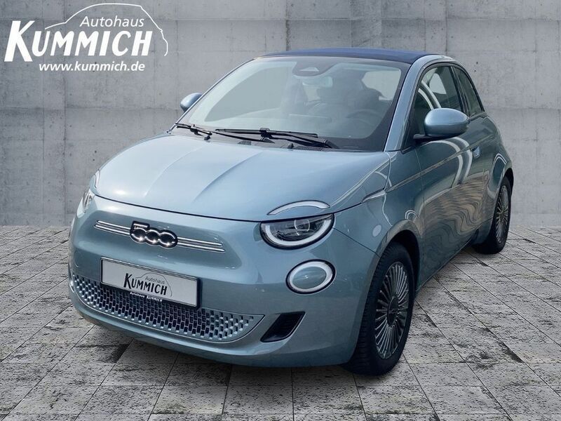 Eis blau Gebraucht 2021 Fiat 500e Icon Cabrio | 22.500 € (Fairer Preis) - Bild 1/4