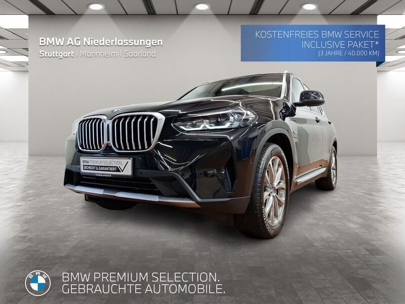 Schwarz Gebraucht 2022 BMW X3 Sport Line SUV | 41.970 € (Superpreis) - Bild 1/3