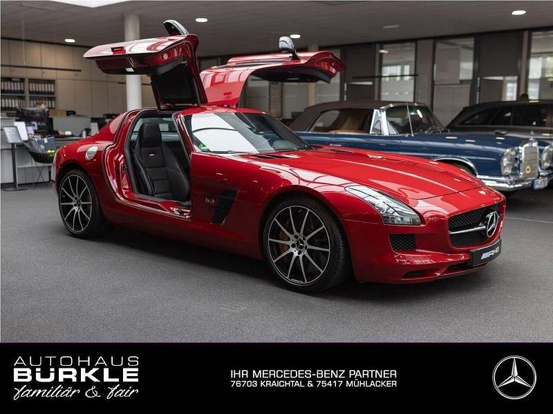 Rot Gebraucht 2014 Mercedes SLS AMG AMG Coupé | 228.650 € (Fairer Preis) - Bild 1/4
