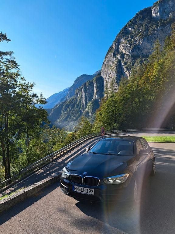 Schwarz Gebraucht 2016 BMW 116 Sport Line Kleinwagen | 8.000 € (Guter Preis) - Bild 1/4