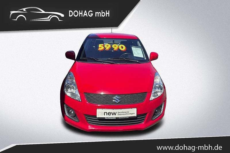 Rot Gebraucht 2015 Suzuki Swift Club Limousine | 5.990 € (Fairer Preis) - Bild 1/4