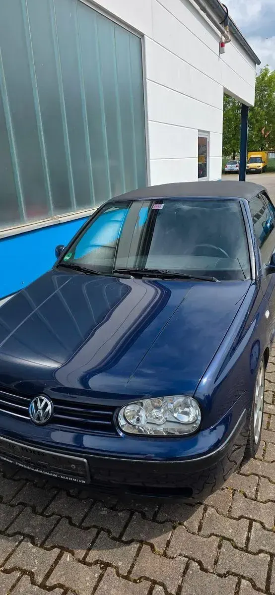Gebraucht VW Golf Cabriolet Trendline 90 PS (66 kW) 2000 Blau Cabrio