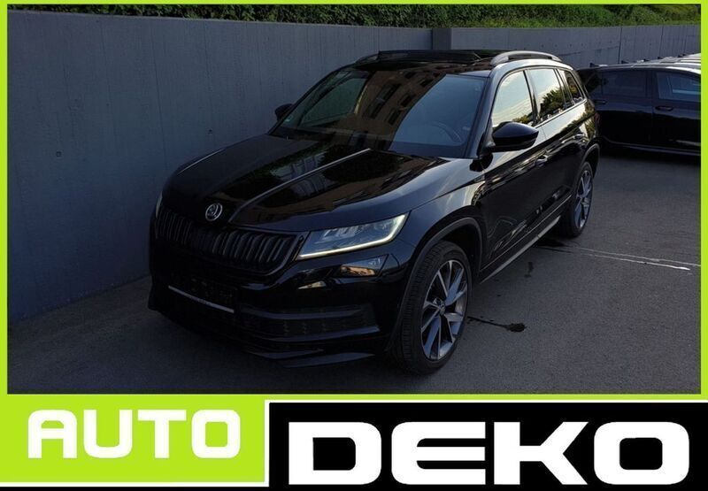 Crystalblack premiummetallic Gebraucht 2021 Skoda Kodiaq SportLine SUV | 26.970 € (Etwas zu teuer) - Bild 1/4