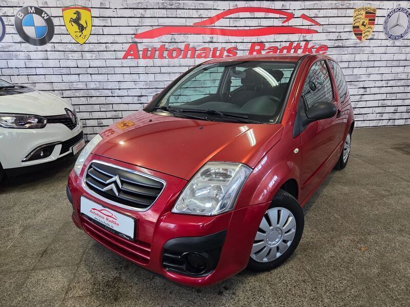 Rot Gebraucht 2009 Citroën C2 Tonic Kleinwagen | 1.990 € (Fairer Preis) - Bild 1/4