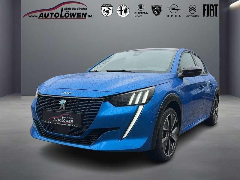 Vertigo blau Gebraucht 2021 Peugeot e-208 GT Kleinwagen | 14.900 € (Superpreis) - Bild 1/4
