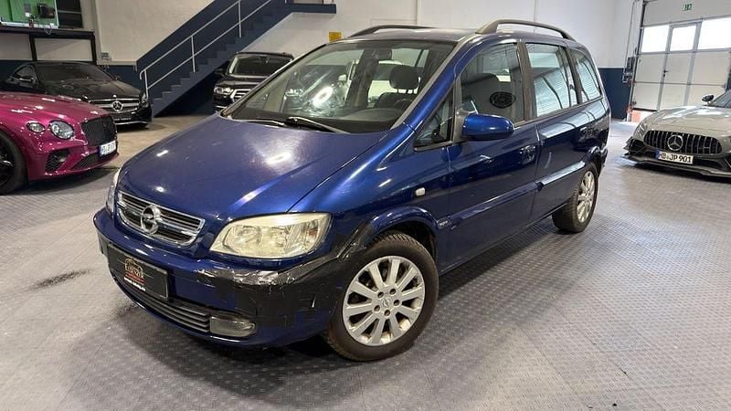 Gebraucht Opel Zafira Edition 125 PS (91 kW) 2005 Blau Van / Kleinbus