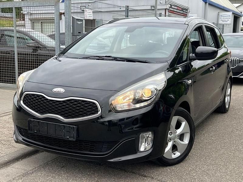 Schwarz Gebraucht 2013 Kia Carens Edition 7 Van / Kleinbus | 5.900 € (Fairer Preis) - Bild 1/4