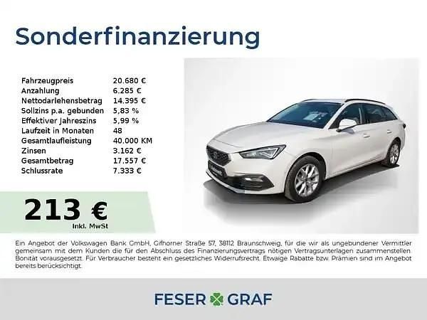 Gebraucht Seat Leon 150 PS (110 kW) 2022 Weiss Kombi