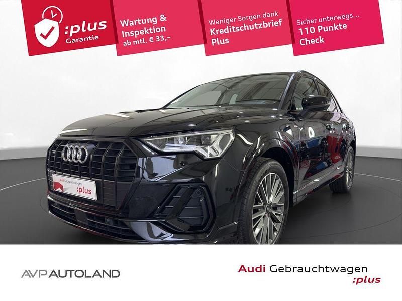 Schwarz Gebraucht 2021 Audi Q3 S-Line SUV | 28.440 € (Superpreis) - Bild 1/4