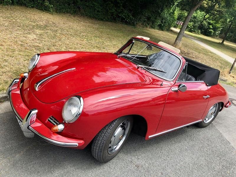 Rot Gebraucht 1964 Porsche 356 Cabrio | 96.000 € - Bild 1/4
