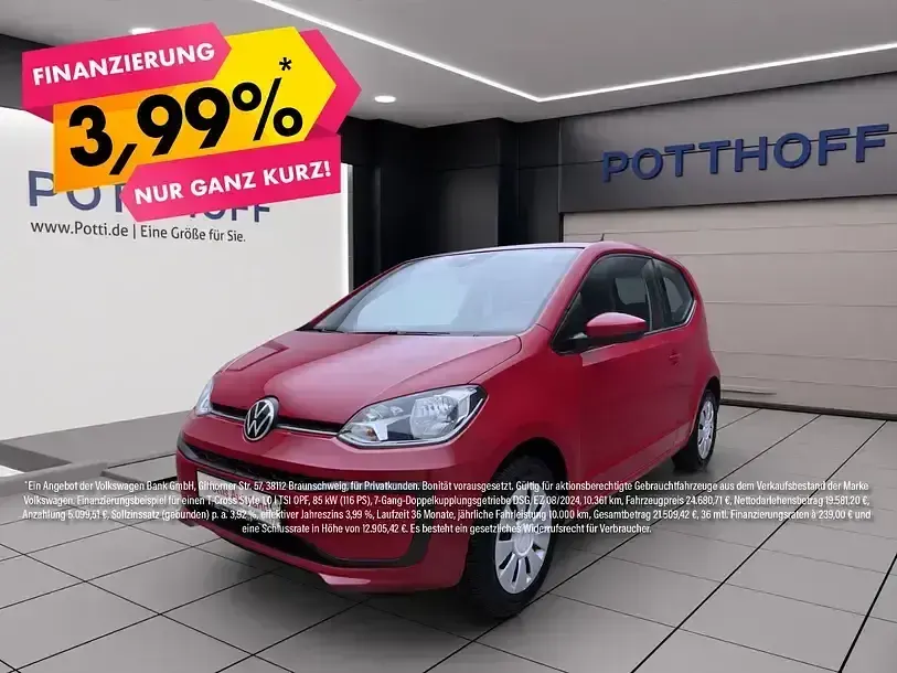 Gebraucht VW up! move up! 65 PS (47 kW) 2021 Kleinwagen