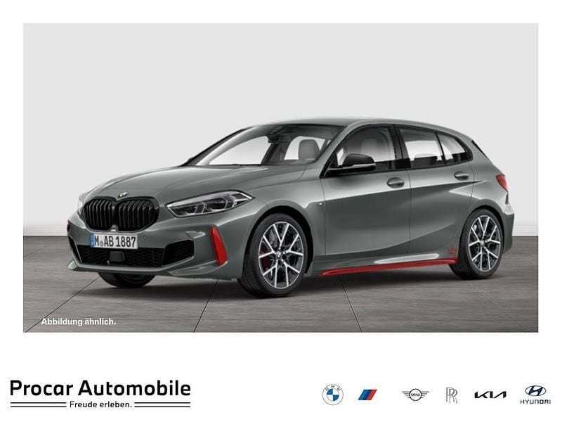 Grau Gebraucht 2023 BMW 128 M Sport Limousine | 30.990 € (Guter Preis) - Bild 1/4
