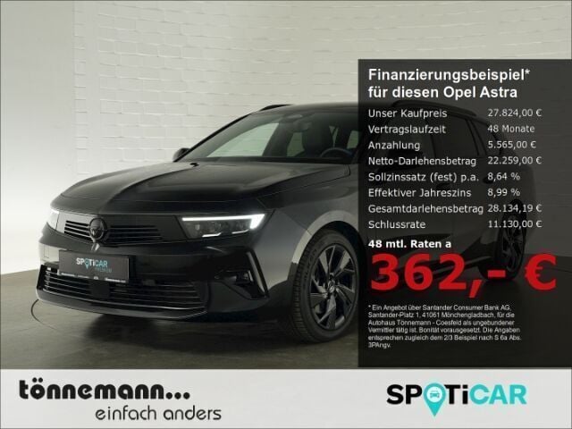 Grau Gebraucht 2024 Opel Astra Kombi | 25.924 € (Guter Preis) - Bild 1/4
