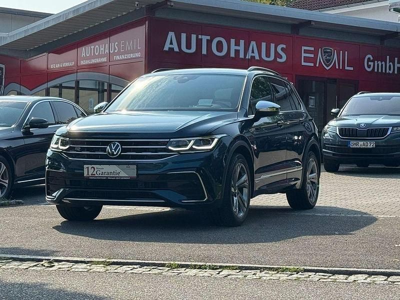 Blau Gebraucht 2021 VW Tiguan R-line SUV | 34.990 € (Fairer Preis) - Bild 1/4