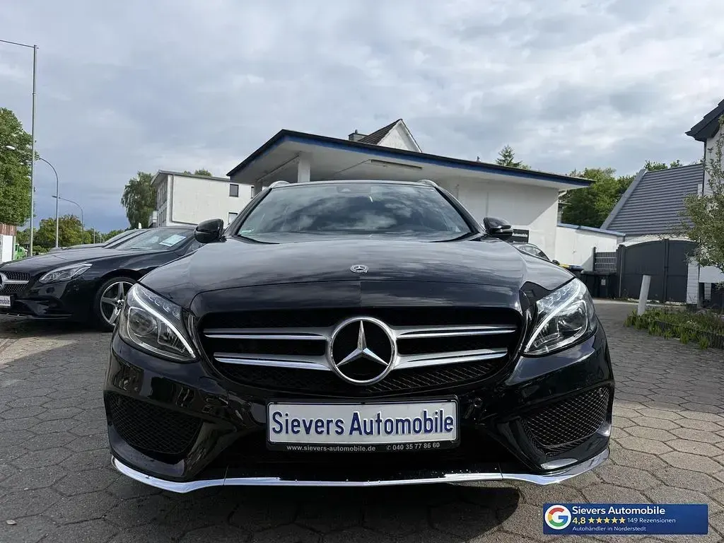 Gebraucht Mercedes C200 AMG 184 PS (135 kW) 2018 Schwarz  unilack Kombi