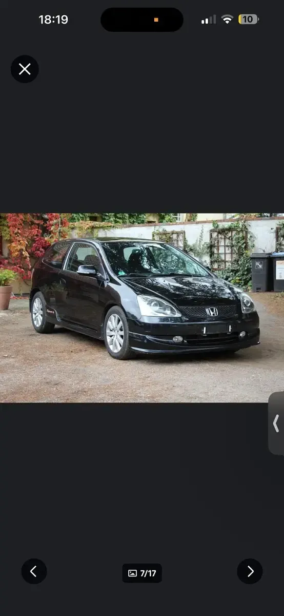 Gebraucht Honda Civic 90 PS (66 kW) 2004 Schwarz Kleinwagen