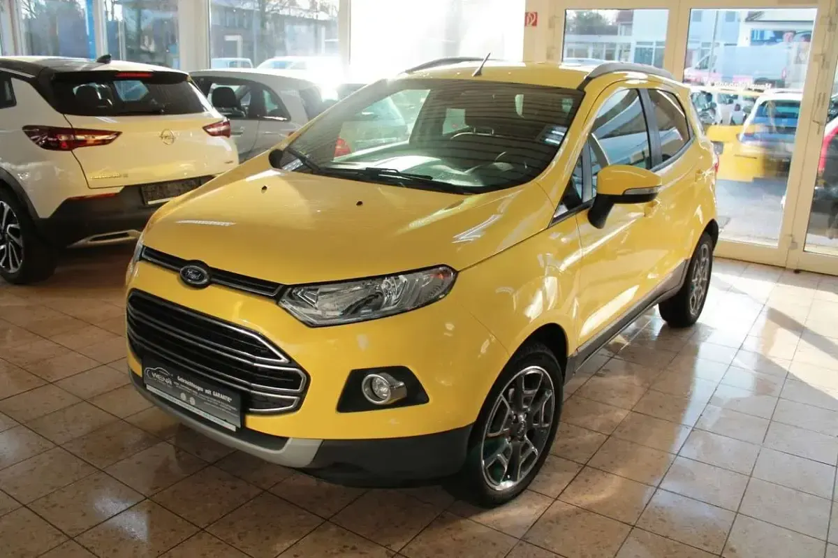 Gebraucht Ford Ecosport Titanium 125 PS (91 kW) 2016 Gelb SUV
