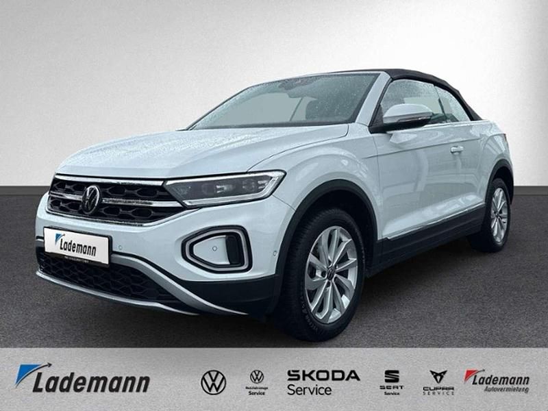 Pure white Gebraucht 2023 VW T-Roc Cabriolet Style Cabrio | 29.928 € (Guter Preis) - Bild 1/4