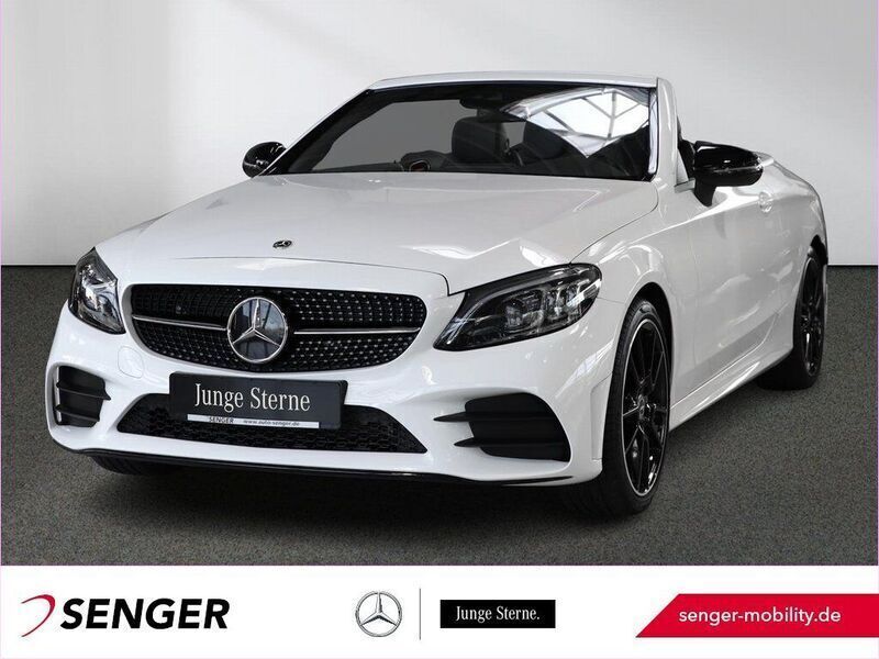 Weiß Gebraucht 2023 Mercedes C200 AMG line Cabrio | 44.940 € (Etwas zu teuer) - Bild 1/4