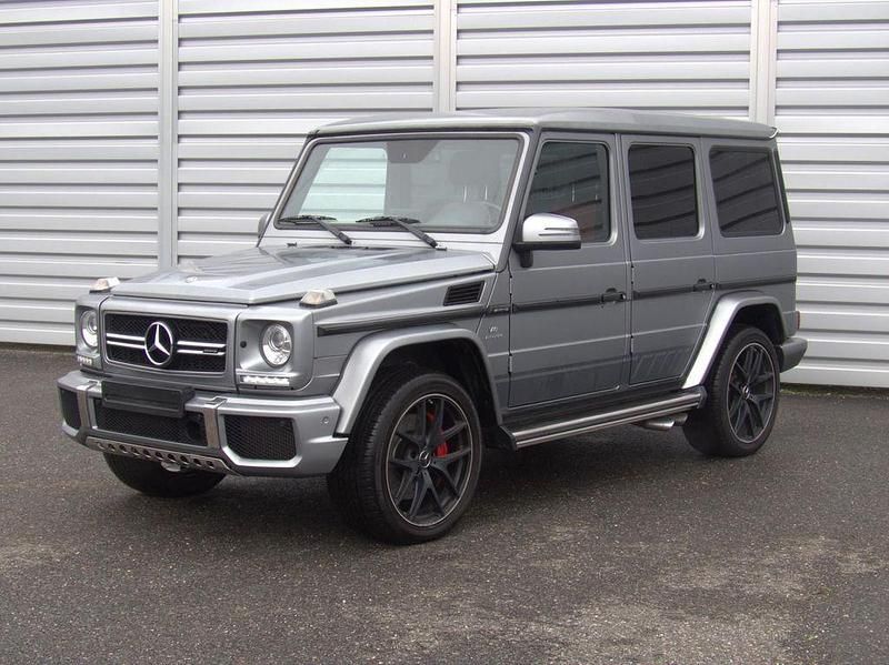 Hellgrau designo platin magno (metallic) Gebraucht 2018 Mercedes G63 AMG Exclusive SUV | 85.000 € (Fairer Preis) - Bild 1/4
