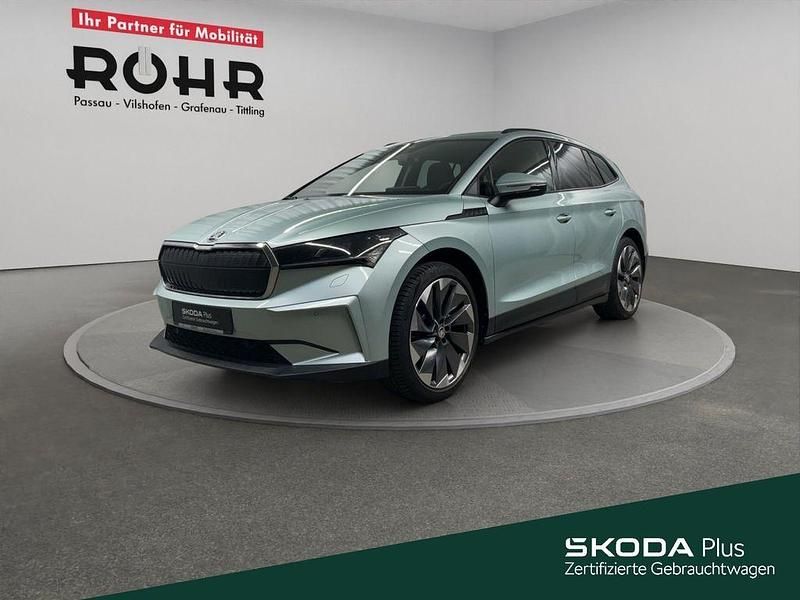 Arctic silber metallic Gebraucht 2021 Skoda Enyaq iV SUV | 24.940 € (Superpreis) - Bild 1/4