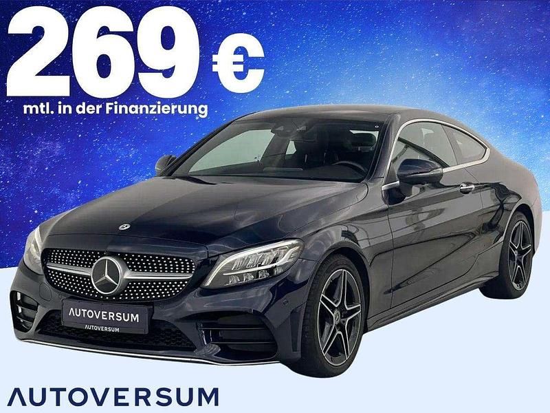 Blau Gebraucht 2020 Mercedes C220 AMG Coupé | 33.385 € (Fairer Preis) - Bild 1/3