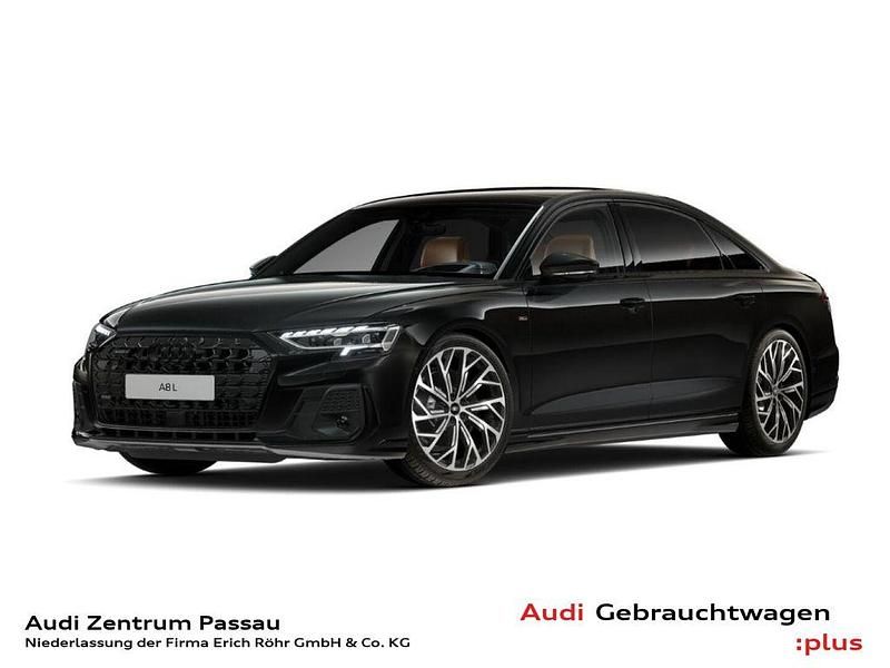 Mythosschwarz metallic Gebraucht 2024 Audi A8L Ambiente Limousine | 160.000 € - Bild 1/4