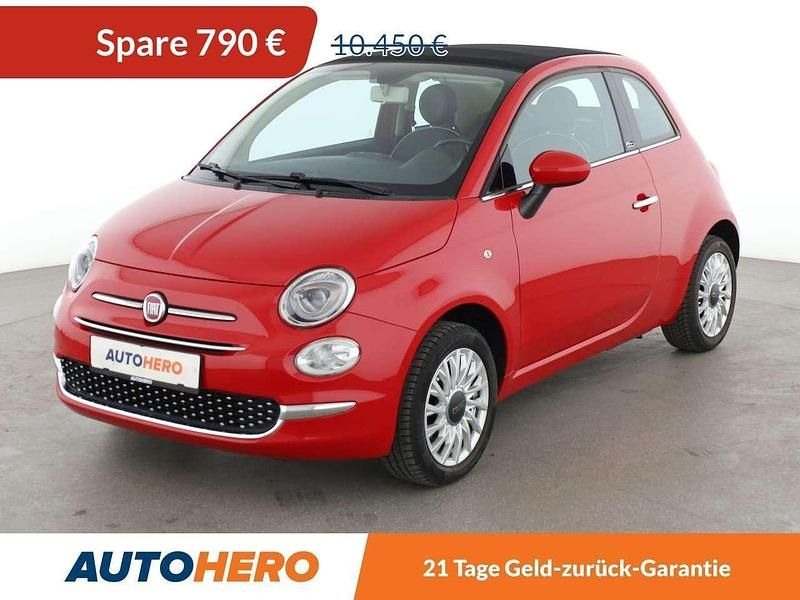 Rot Gebraucht 2017 Fiat 500C Lounge Cabrio | 9.660 € (Fairer Preis) - Bild 1/3