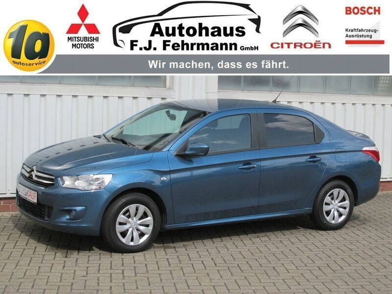 Blau (metallic) Gebraucht 2016 Citroën C-Elysee I PureTech Limousine | 7.490 € (Fairer Preis) - Bild 1/4