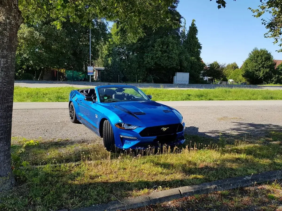 Gebraucht Ford Mustang 317 PS (233 kW) 2019 Blau Cabrio