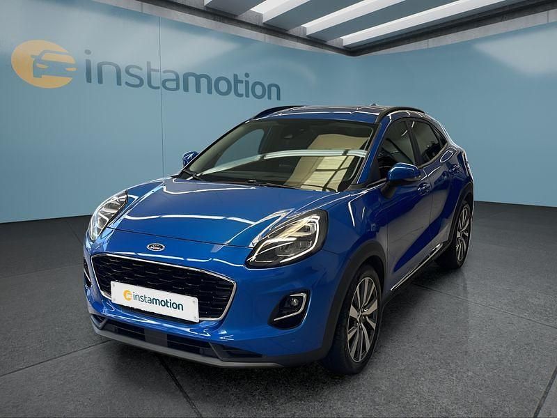 Blau Gebraucht 2022 Ford Puma Gen-E Titanium X SUV | 21.499 € (Fairer Preis) - Bild 1/4