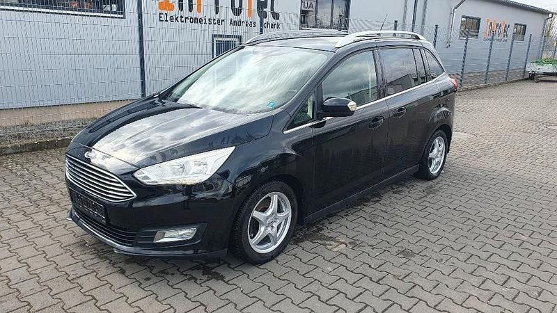 Gebraucht Ford Grand C-Max Titanium 125 PS (91 kW) 2017 Schwarz Van / Kleinbus