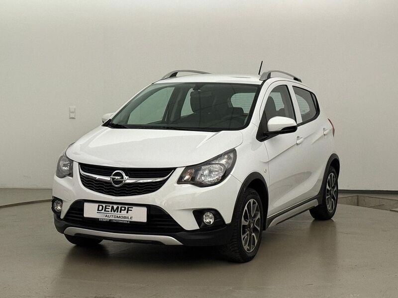 Schneeweiß Gebraucht 2018 Opel Karl Rocks Kleinwagen | 7.980 € (Guter Preis) - Bild 1/4