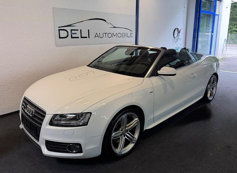 Weiß Gebraucht 2010 Audi A5 Cabriolet S-line plus Cabrio | 13.990 € (Guter Preis) - Bild 1/4