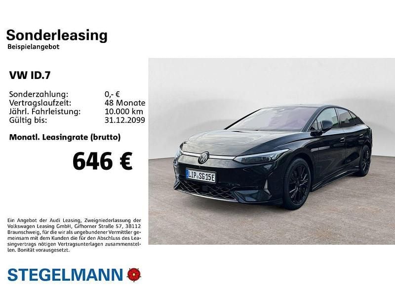 Gebraucht VW ID.7 GTX 250 kW (340 PS) 2025 Schwarz Limousine