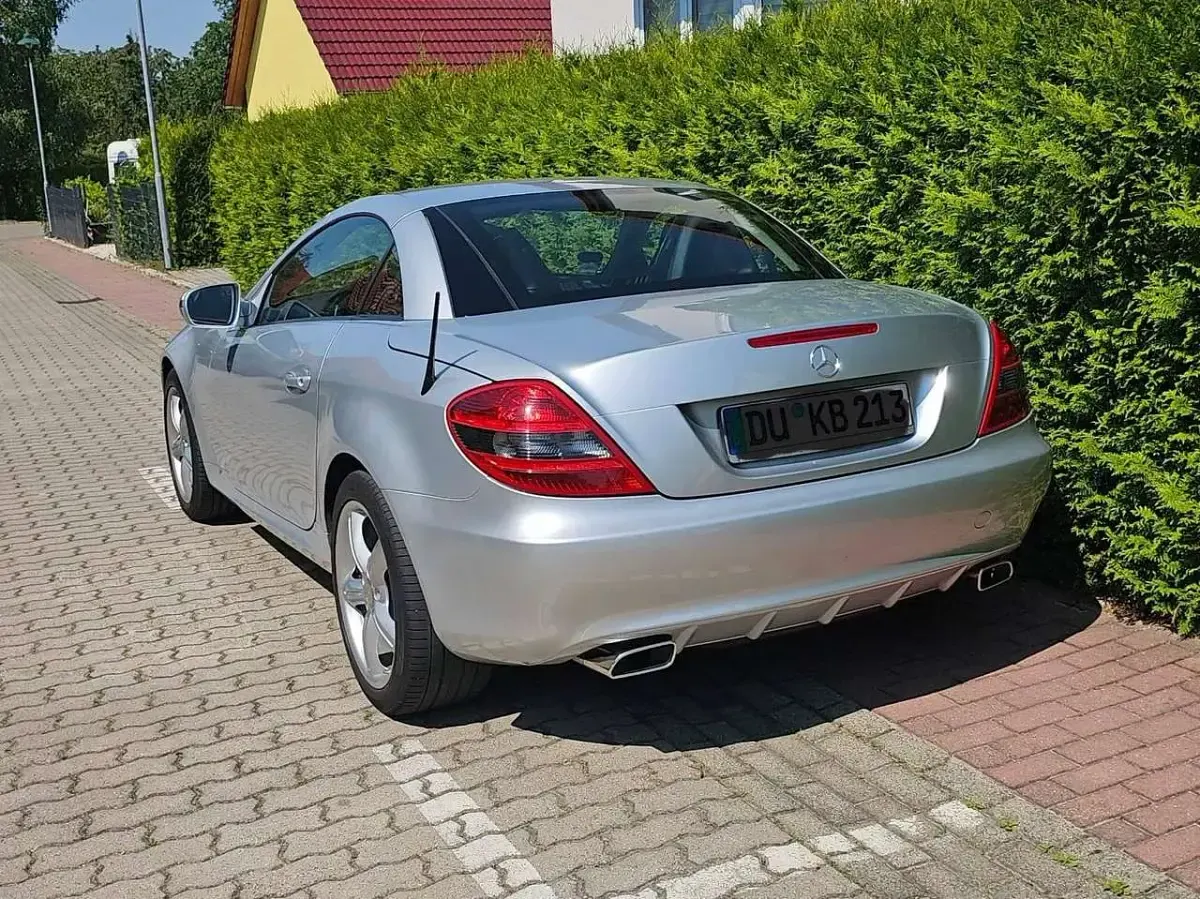 Gebraucht Mercedes SLK200 184 PS (135 kW) 2008 Silber Cabrio