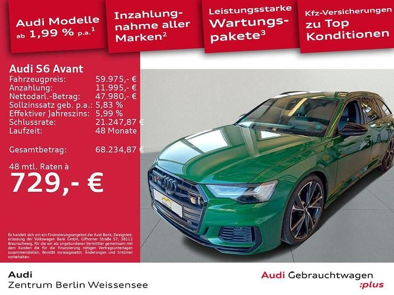 Individuallackierungen audi exclusive Gebraucht 2022 Audi S6 Ambiente Kombi | 59.975 € (Teuer) - Bild 1/4