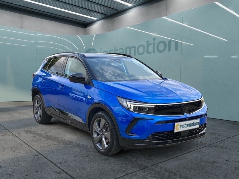 Blau Gebraucht 2023 Opel Grandland X GS Line SUV | 25.390 € (Etwas zu teuer) - Bild 1/4