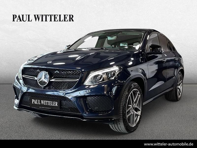 Gebraucht Mercedes GLE350 AMG line 258 PS (189 kW) 2020 Cavansitblau Coupé