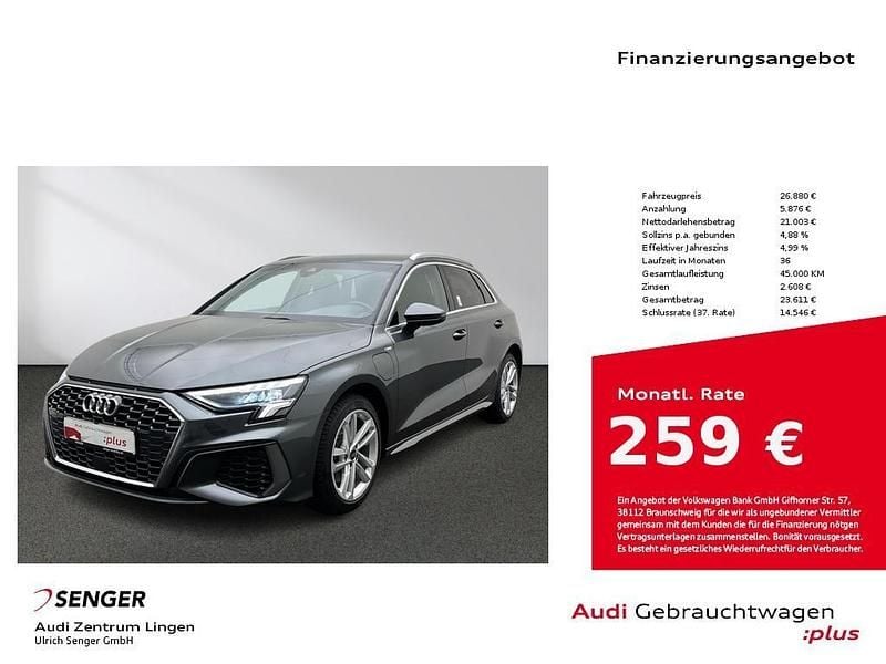 Daytonagrau perleffekt Gebraucht 2022 Audi A3 S-Line Limousine | 26.880 € (Fairer Preis) - Bild 1/4