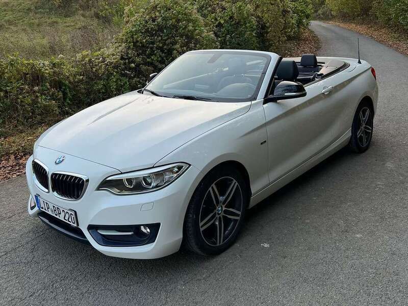 Weiß Gebraucht 2016 BMW 220 M Sport Cabrio | 15.450 € (Superpreis) - Bild 1/4