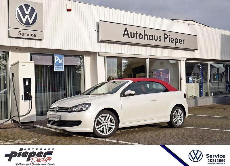 Oryxweiß perlmutteffekt Gebraucht 2016 VW Golf Cabriolet Cabrio | 14.980 € (Fairer Preis) - Bild 1/4