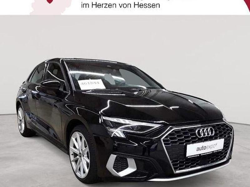 Schwarz Gebraucht 2022 Audi A3 Advanced Limousine | 23.489 € (Superpreis) - Bild 1/4