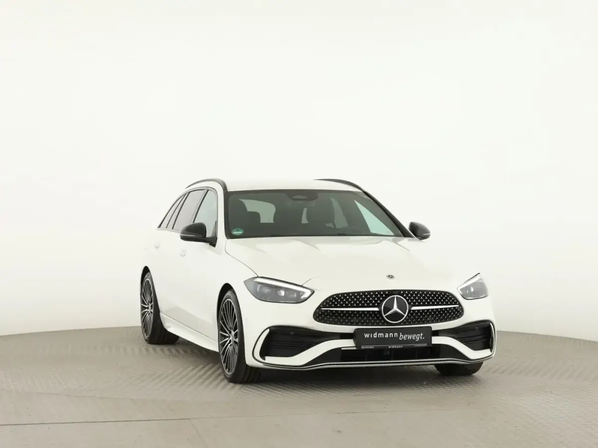 Gebraucht Mercedes C220 AMG 197 PS (144 kW) 2026 Unilack polarweiss Kombi